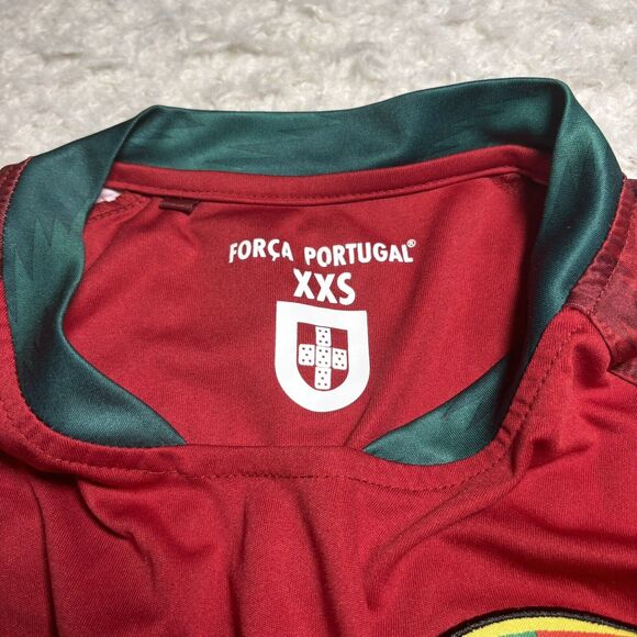 Força Portugal Game Tank Top Men’s XXS Fúttbol Soccer Jersey Red White Shirt - Picture 8 of 11